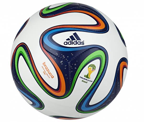 Adidas Brazuca soccer ball from the 2014 FIFA World Cup